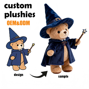 Brinquedos de Pelúcia Personalizados Aceitando Pequenas Quantidades de Pedido Artesanato Detalhado Mágico para Eventos - Product Image 1