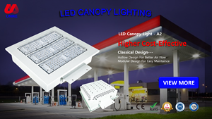 Hiện đại IP65 không thấm nước <span class=keywords><strong>LED</strong></span> Vuông Tán đèn 50W đến 200W phạm vi nhôm lõm lịch thi đấu cho ngoài trời trạm xăng nhà kho - Product Image 6