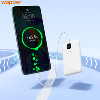 Vente chaude, logo personnalisé, charge rapide 2.A, batterie externe 10000mAh, téléphone portable portable