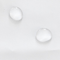 Rideau de douche en Polyester blanc, tissu uni, imperméable, sans crochet, avec fenêtre PEVA 3D semi-transparente, 1 pièce