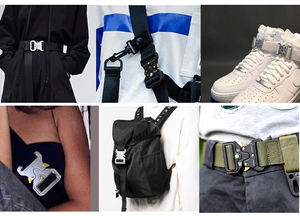 إبزيم حزام معدني تكتيكي سريع التحرير ذهبي 20 ، إبزيم حزام كتف صغير قابل للتعديل ، إبزيم تحرير جانبي من النايلون 3/4 بوصة - Product Image 6