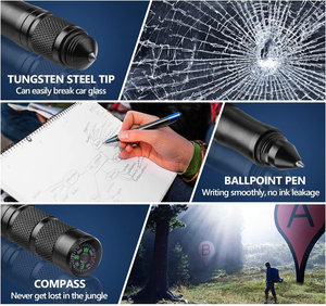 Stylo tactique <span class=keywords><strong>de</strong></span> survie 16-en-1, multi-outils - Cadeau EDC cool pour <span class=keywords><strong>homme</strong></span>, papa, mari ou petit ami - Noël, anniversaire, cadeau <span class=keywords><strong>de</strong></span> Noël - Product Image 6