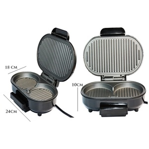 Mini máquina sándwich Panini para el hogar, plancha eléctrica de 220V, máquina para hacer hamburguesas, bistec, sartén, cocina de huevos, 750W - Product Image 3