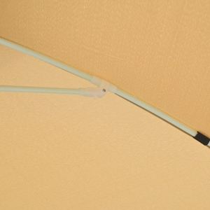 Parasol de plage extérieur double toit 150 cm avec logo personnalisé, baleines en fibre de verre légères, tissu polyester, parasol promotionnel - Product Image 4