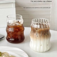 Verres à boisson en verre de qualité restaurant, résistants à la chaleur, avec paille intégrée, pour lait, thé, jus et autres boissons