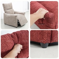 Fauteuil inclinable manuel pour petit appartement, avec fonction massage, interface USB, structure métallique facilement démontable, idéal pour l'export.