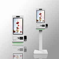 THLEE Kiosque de commande automatique Écran tactile LCD de 21.5 pouces pour restaurants et centres commerciaux Android/Windows OS Support mural pour intérieur
