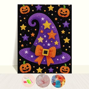 Pittura Diamante 5D Fai da Te con Cornice <span class=keywords><strong>per</strong></span> Halloween, Adatta a Bambini dai 6-12 Anni, Ideale <span class=keywords><strong>per</strong></span> Principianti, Decorazione Casa e Regali - Product Image 6