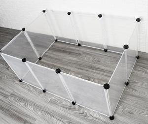 <span class=keywords><strong>Chat</strong></span> petit chien clôture pliante d'intérieur pour animaux de compagnie en plastique pour animaux de compagnie - Product Image 2