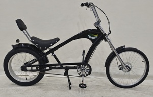 4Biolab 20 "-24" Vélo Cruiser pour hommes Style rétro Vélo de plage Vélo <span class=keywords><strong>Chopper</strong></span> - Product Image 4