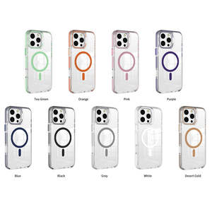 Funda Transparente para iPhone 17 16 15 Pro Max, Anti-Caídas, Magnética, Inalámbrica, con Protección de Lente Metálica - Product Image 6