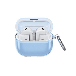 Rõ Ràng <span class=keywords><strong>TPU</strong></span> Bảo Vệ Trường Hợp Đối Với Samsung <span class=keywords><strong>Galaxy</strong></span> Buds3 Pro Với Keychain Chất Lượng Cao Chống Sốc Bìa - Product Image 3