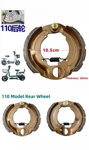 Plaquettes de frein en gros patins de frein de <span class=keywords><strong>moto</strong></span>, plaquettes de frein de vélo électrique simples, blocs de frein de vélo 80/90/100/110 - Product Image 6