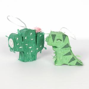 Wholesale Kids Supplies Rainbow <b>Dinosaur</b> Paper Pinata Children's Theme Favors Party <b>Decorations</b> 3.93Inch Mini Custom - Product Image 2