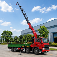 Grue à flèche articulée montée sur camion de 14 tonnes SQ560ZB6+1 |   360 °   Lève-charge hydraulique pliable pour camions lourds
