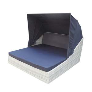 سرير نهاري من الخيزران لأثاث حمامات السباحة الخارجية فائق الجودة - Product Image 2