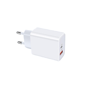 Nhà máy tùy chỉnh 20W USB-A + C pd3.0 QC3.0 sạc nhanh phổ di động du lịch Điện thoại tường Pin sạc cung cấp điện Adapter - Product Image 1