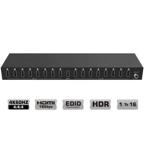 18Gbps hdmi splitter 1 in 16 out with EDID splitter HDMI for mediamarkt
