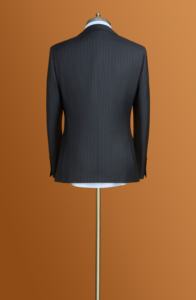 100% 605 Len 180 Gram Người Đàn Ông Của Kinh Doanh Màu Đen Nửa Vải Phù Hợp Với V Cổ Mens Kinh Doanh Áo Khoác Phù Hợp Với Cho Trong Kho - Product Image 2