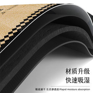 พรมครัวสไตล์อเมริกัน รูปทรงสี่เหลี่ยมผืนผ้า ลายเหรียญตรา หนา 4 มม. กันลื่น ซักได้ สำหรับห้องครัว - Product Image 2