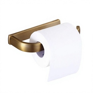Accessoires de salle de bain en métal moderne de haute qualité porte-rouleau de papier toilette fait à la main - Product Image 1
