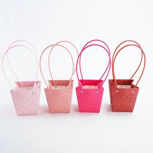 Bolso <span class=keywords><strong>de</strong></span> Mano Trapezoidal con Diseño <span class=keywords><strong>de</strong></span> Macaron en Forma <span class=keywords><strong>de</strong></span> Diamante, Tridimensional, con Flores en Relieve y Color Jelly, para Regalos y Manualidades - Product Image 6