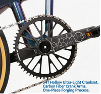 Cuadro de Carbono T700 Aurora Chameleon con Pintura Degradada de Color Exclusiva, Apariencia Elegante para Ciclistas Urbanos de Alta Gama