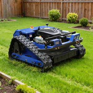 Газонокосилка-робот на гусеничном ходу, 225 куб. см, 550 мм, с бензиновым двигателем, электрическим запуском и дистанционным управлением, для работы на склонах, доставка из США - Product Image 4
