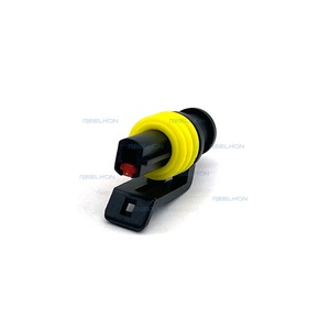 1 pin 1.8 Series nữ không thấm nước thiết bị đầu cuối dây điện khai thác nối AMP Tyco 282079 - Product Image 3