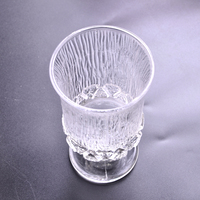 Carafe à vin en verre sodocalcique artisanal de luxe en gros, capacité de 450 ml, accessoires de bar