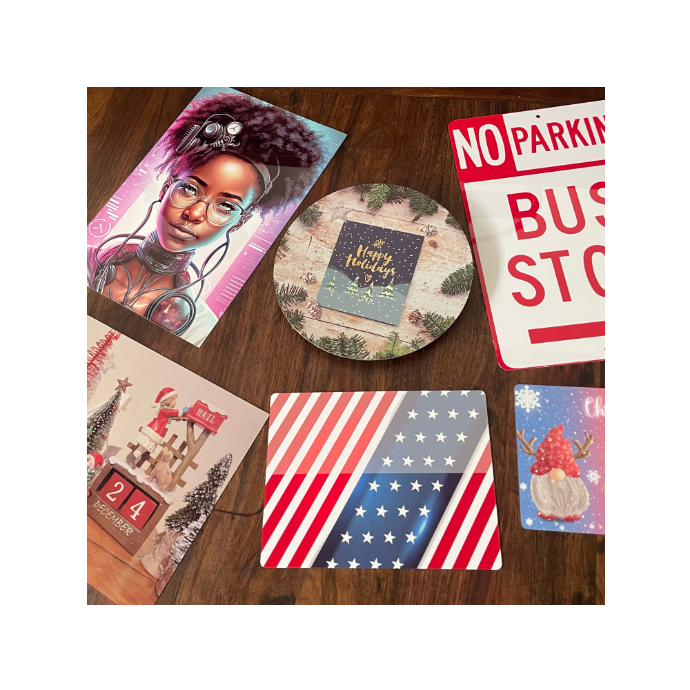 Metal Prints/Custom-made Aluminum Prints for Sublimation Heat Transfer Printing 12"X8"