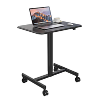 Table d'ordinateur à gaz avec roues