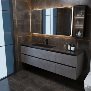 Mobili da Bagno di Lusso Moderni Rettangolari da 23 Pollici con Lavabo, Certificazione CE, Dimensioni Personalizzabili per Hotel - Product Image 2