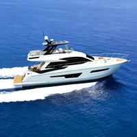 Yacht de luxe commercial de 68 pieds en fibre de verre 20,6 m/68 pieds, moteur in-bord 2x1000 CV pour le tourisme, la pêche et le transport de passagers