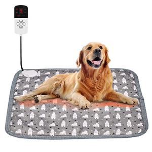 Almohadilla de calor eléctrica para mascotas, esterilla de calefacción con temporizador, cama suave para perros y gatos, calentador impermeable, manta eléctrica para invierno - Product Image 1