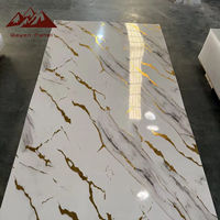 Panel de Pared de PVC Ignífugo Wayon, Alternativa de Piedra Natural de Grado Comercial, Resistente a los Rayos UV