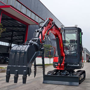 Esportazione escavatore motore diesel con cingolato-tipo Mini escavatore scavando cabina Multi-funzione macchinari per la vendita - Product Image 1