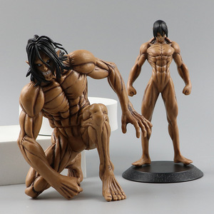 XRH <span class=keywords><strong>Anime</strong></span> giapponese Attack on Titan action figure Levi Eren Mikasa <span class=keywords><strong>Anime</strong></span> figure prezzo economico bambole in PVC - Product Image 6