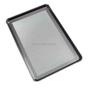 Plaque de cuisson rectangulaire en aluminium de qualité alimentaire, écologique, à trous, pour la cuisson de gâteaux et de pains à la maison - Product Image 5