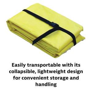 Berm <span class=keywords><strong>de</strong></span> confinement des <span class=keywords><strong>d</strong></span>éversements <span class=keywords><strong>d</strong></span>'hydrocarbures en PVC sur mesure, durable, léger et pliable - Product Image 6