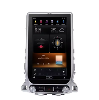 Accessoires de voiture YBJ, style Tesla, Android 11 pour Land Cruiser LC200 2016-2021, autoradio GPS, lecteur de navigation, 4G, DVD, écran LC200