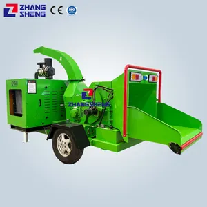 industrial heavy duty forestry chipper drum type tree chipper