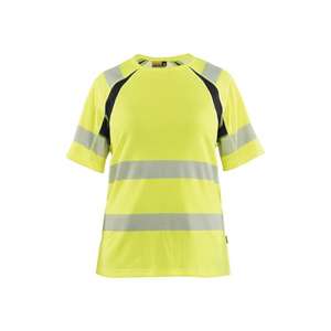 BLAKLADER - 350325373399XS T-shirt haute visibilité pour femme Jaune/Noir-EAN 7330509894545 HI-VIS WORKWEAR - Product Image 1
