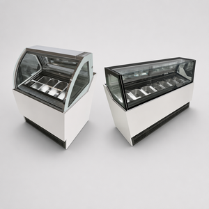 Vitrina Refrigerada RTK para Helados con Puerta de Vidrio, Exhibidor de Helados en Paquetes, Congelador para Conos de Helado - Product Image 2