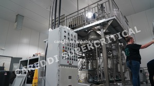 Sistema de destilación de vacío Molecular de camino corto para purificación de aceite de espectro completo <span class=keywords><strong>CBD</strong></span>, película limpiada de acero inoxidable - Product Image 5