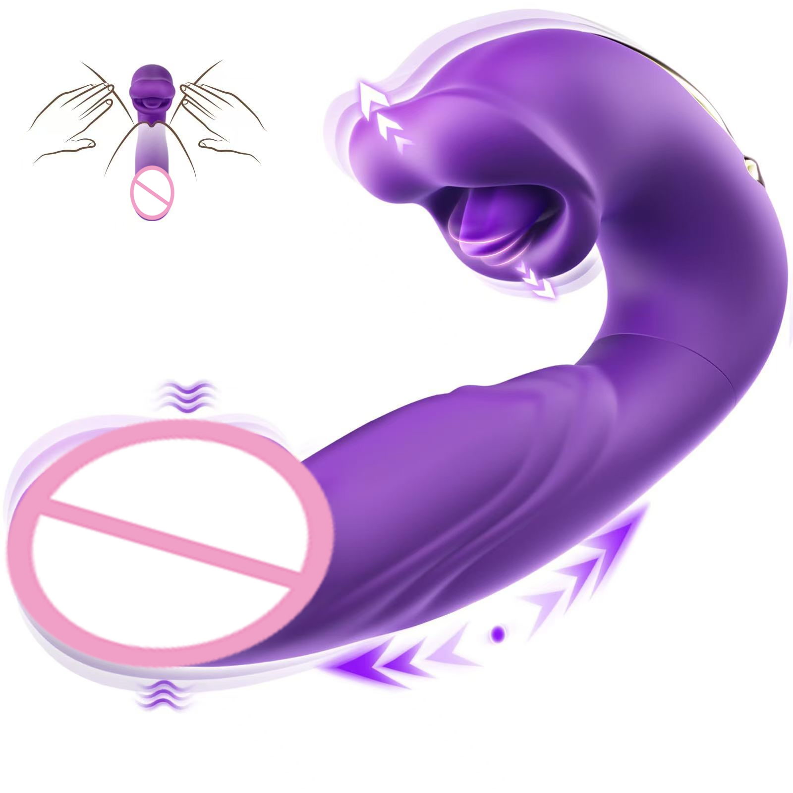 Purple retractable