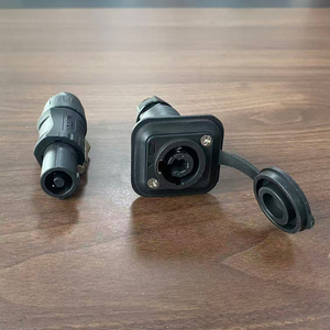 Водонепроницаемый разъем питания IP67 для наружных светодиодных экранов, пластиковый 3-контактный разъем 30А высокого качества - Product Image 1