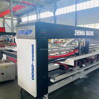 Machine plieuse-colleuse automatique à grande vitesse pour boîtes en carton, pour le pliage et le collage de carton ondulé de petite et grande taille