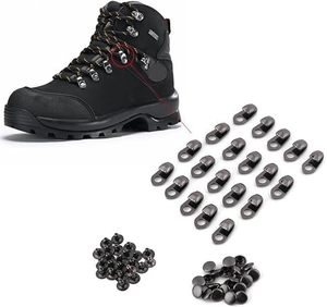 Remaches Metálicos, Kit de Reparación de Ojales para Botas con Orificio de 3mm, Ganchos de Aleación para Botas, Hebillas para Cordones de Senderismo, Correa de Bolso - Product Image 3