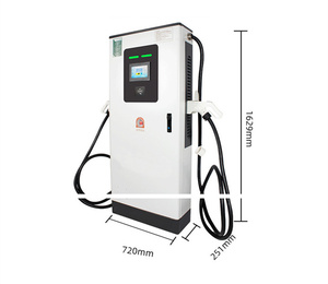 สถานีชาร์จเร็ว 60KW 80KW สำหรับรถยนต์ พร้อมหัวต่อสองหัวสำหรับสถานีชาร์จรถยนต์ - Product Image 3